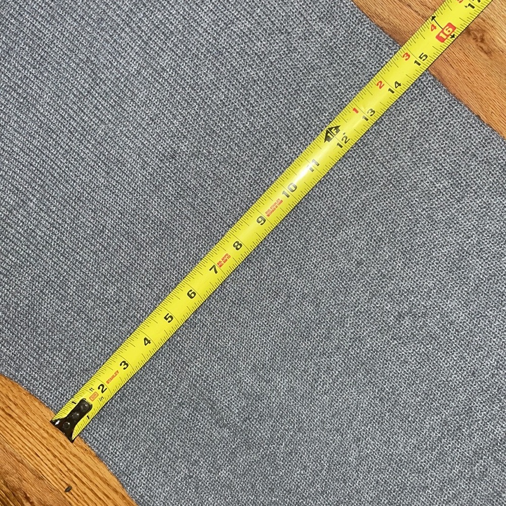 NEW Scoop Women's Ribbed Sweater Dress Zip Turtleneck M Gray - Picture 12 of 14